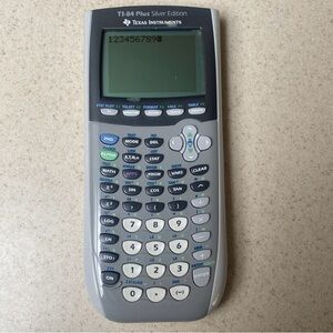 Texas Instruments TI-84 Graphing Calculator Silver Edition